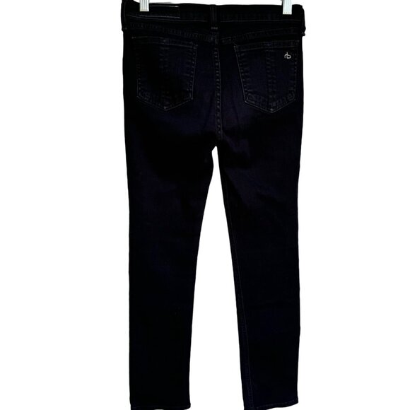 Rag & Bone Women's Coal Cigarette Skinny Jeans Size 26 Button Fly Cotton Denim - Picture 13 of 15